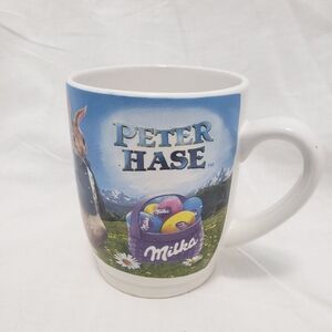 Milka Peter Hase Collectible Hot Chocolate/ Coffee Cup Easter Edition. Vintage